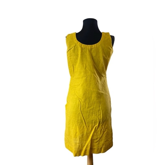 Beautiful Yellow Mustard Colored Embroidered Kurt’s Tunic Dress - Picture 4 of 16